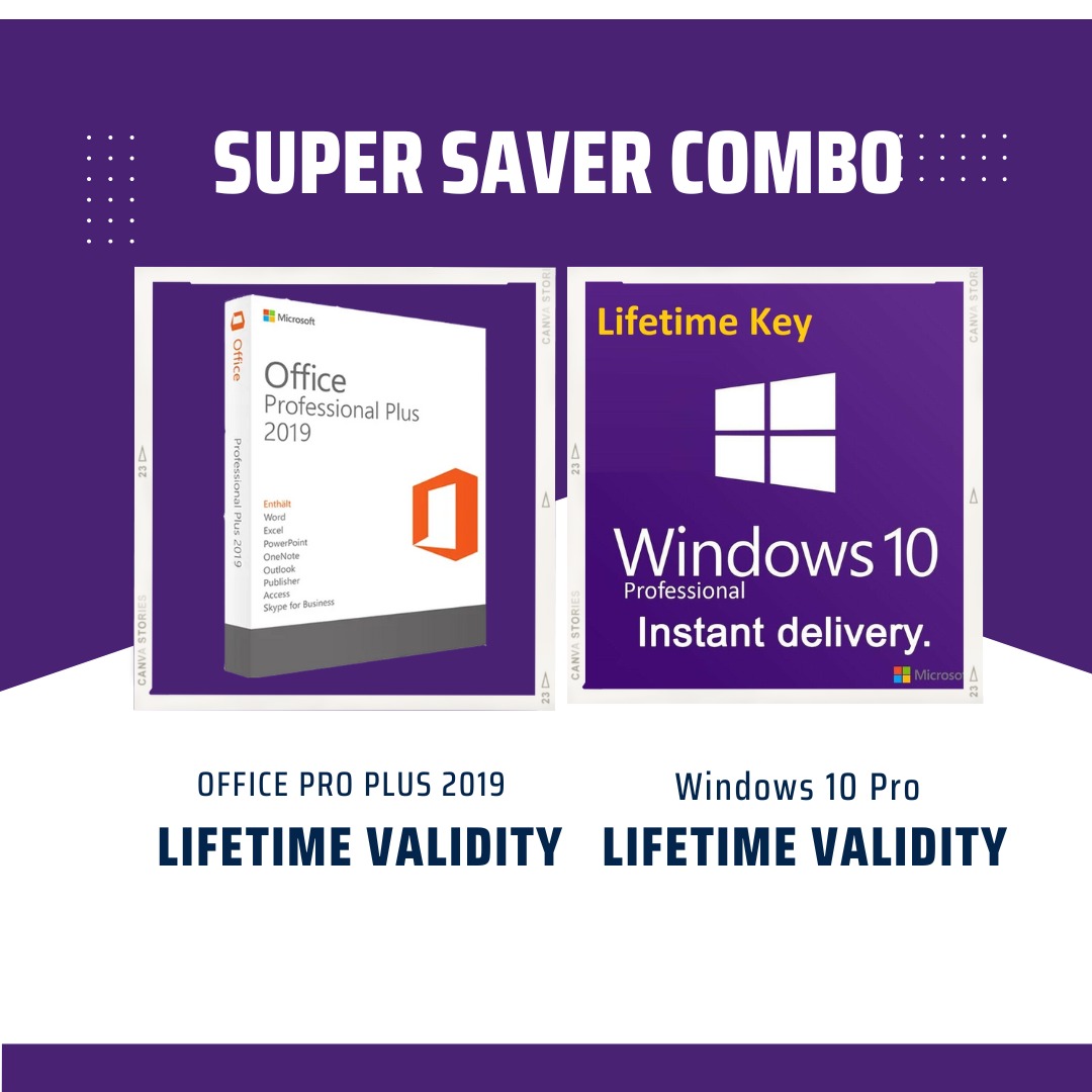 Win10 Pro Key + Office Prof. Plus 19 Key